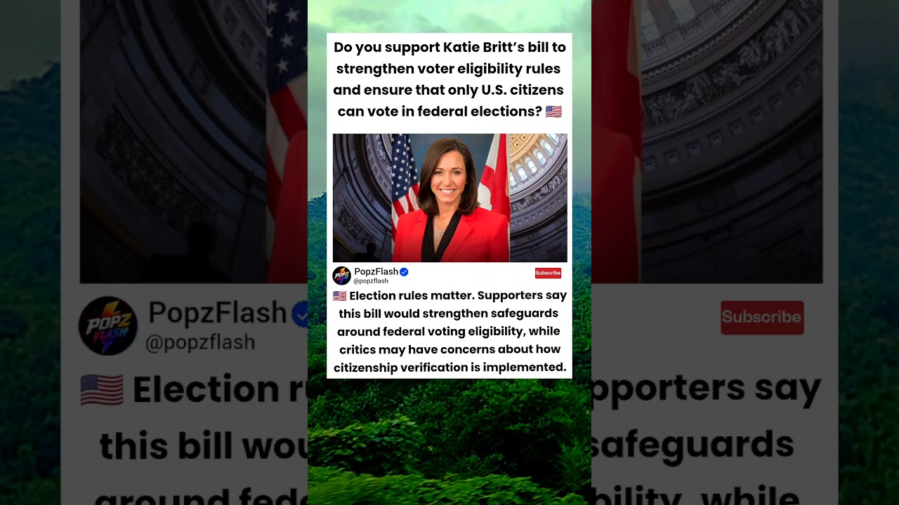 🇺🇸 Katie Britt&rsquo;s Voting Bill: Do You Support It?