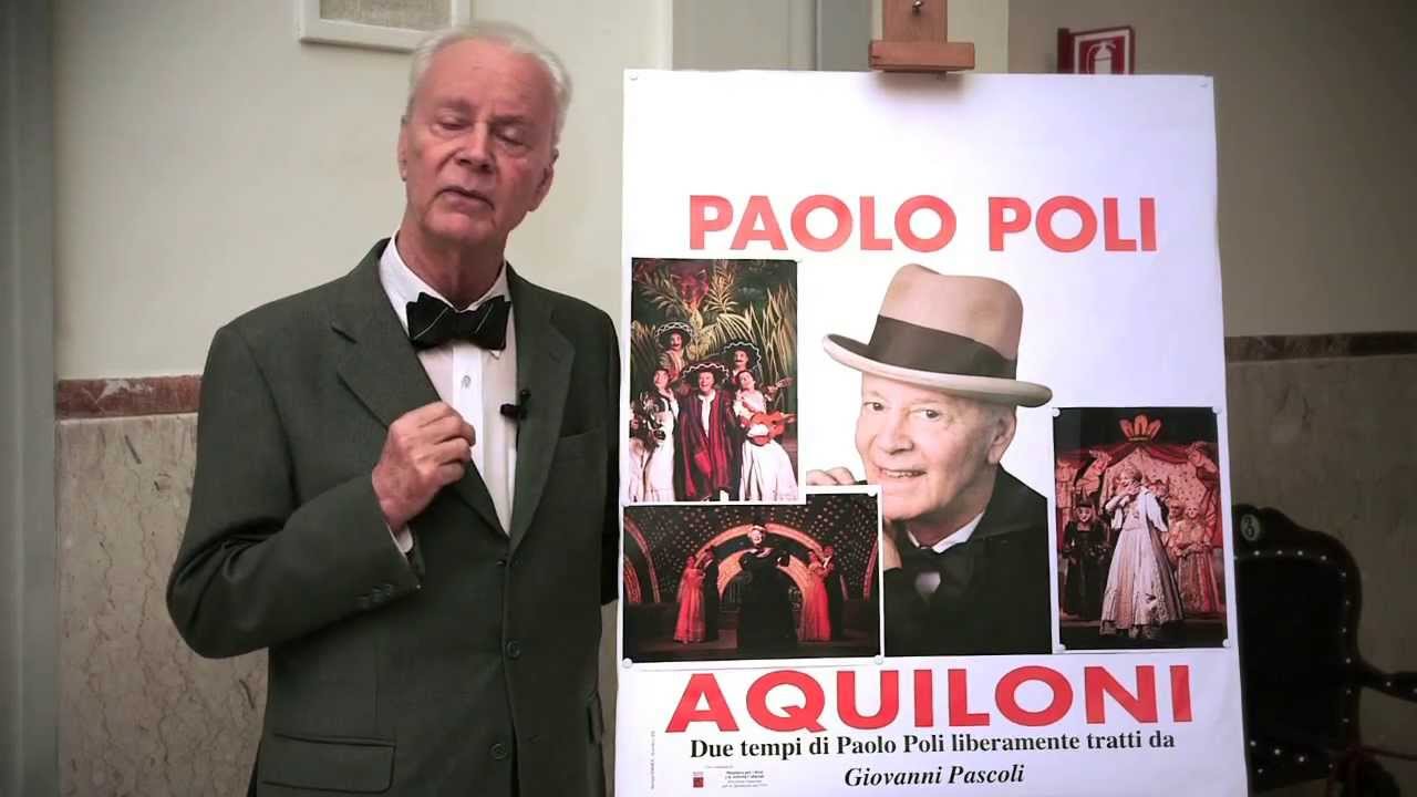 Paolo Poli al Politeama Pratese con 'Aquiloni'