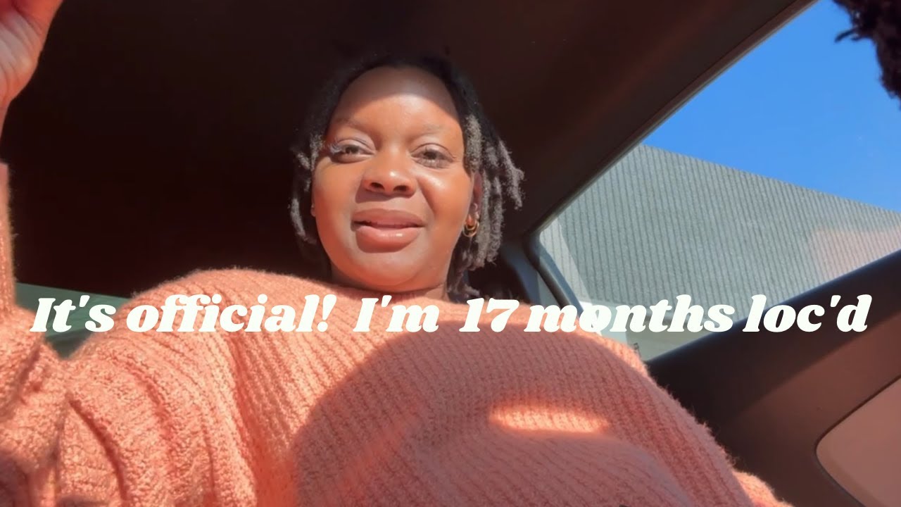 17 MONTH VISUAL OF MY STARTER LOCS!!!! #starterlocs  #locjourney #shortlocs #4clocs #locs #locd
