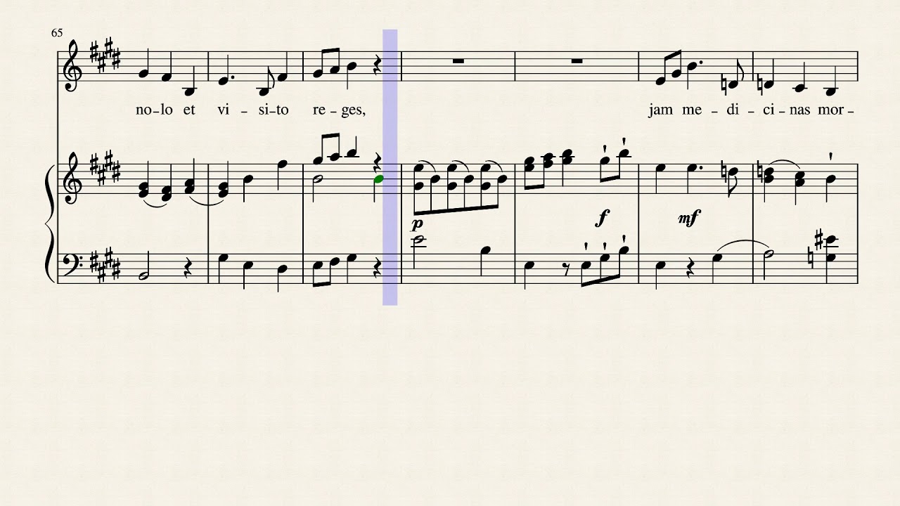 Jam pastor Apollo by W.A.Mozart (vocal score accompaniment)