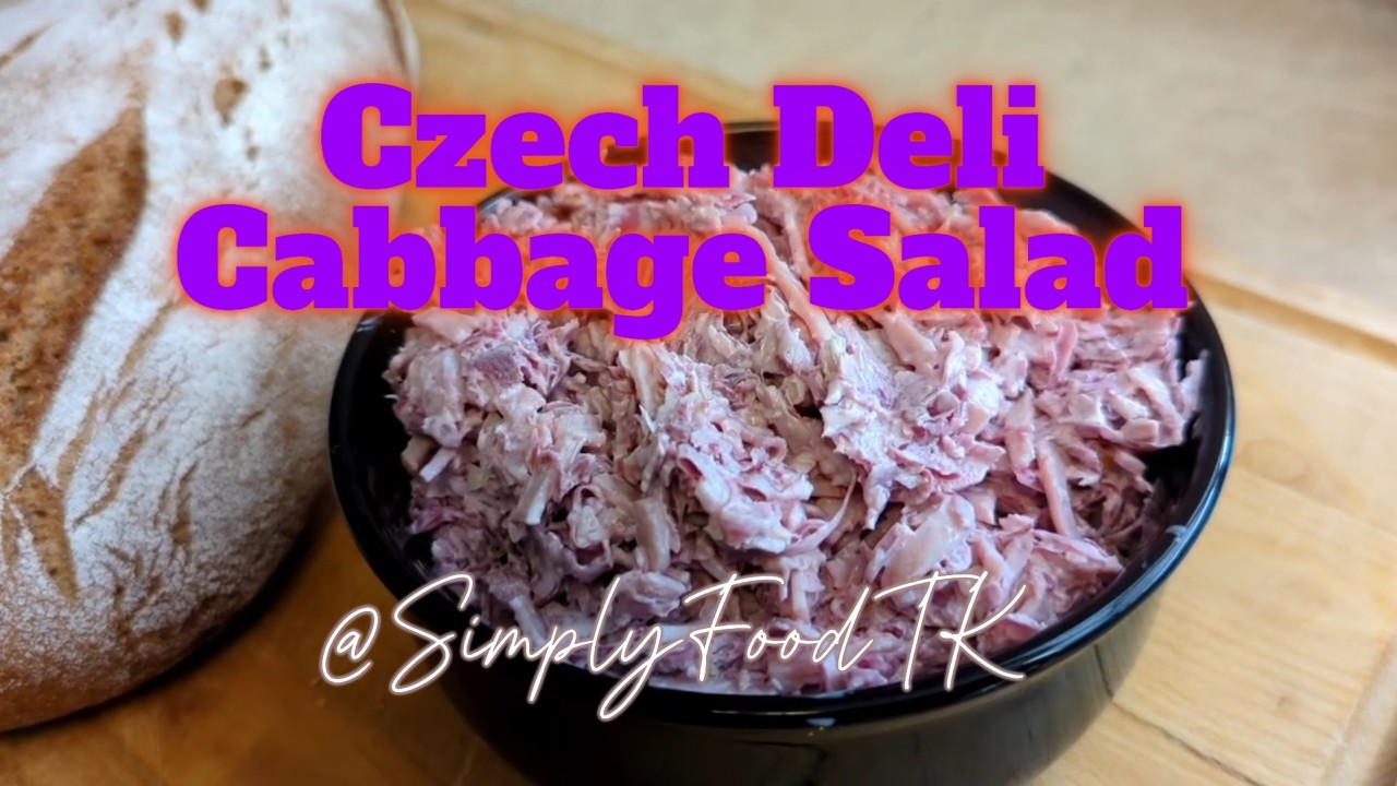 Hanácký Salad (Czech Red Cabbage Deli Salad) | Creamy & Easy Recipe