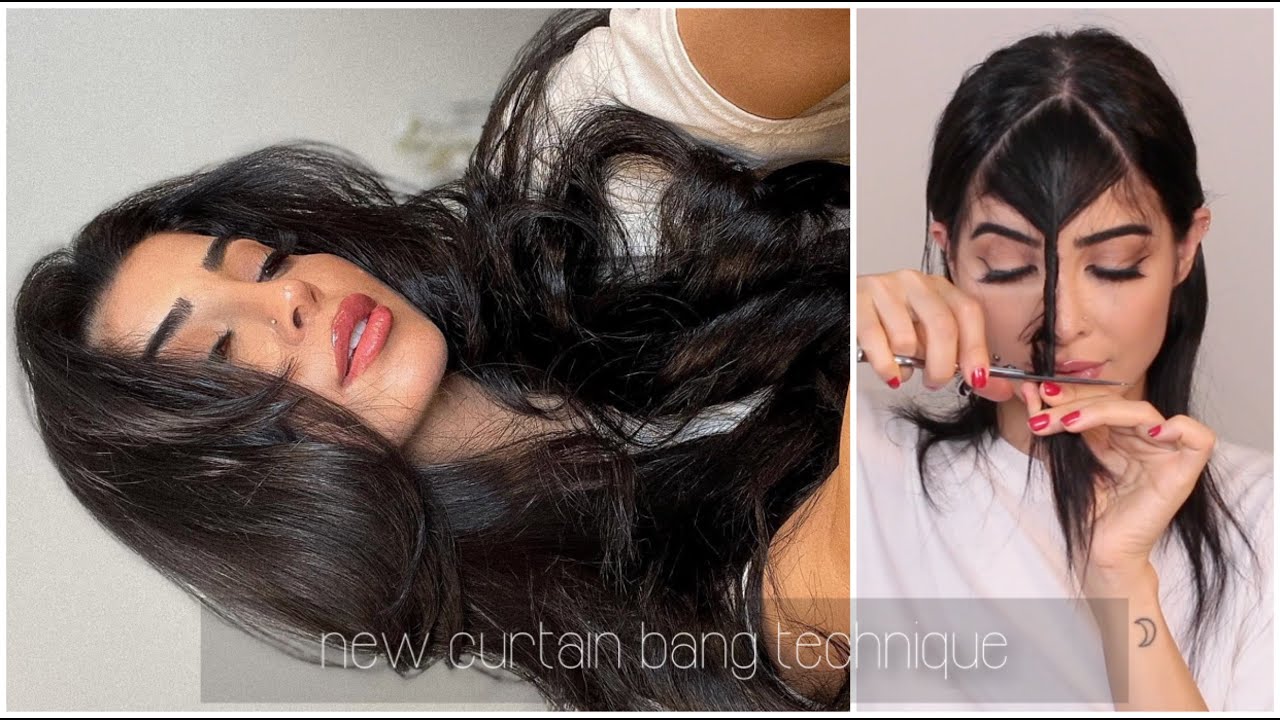 i cut my curtain bangs EVEN SHORTER! 😻