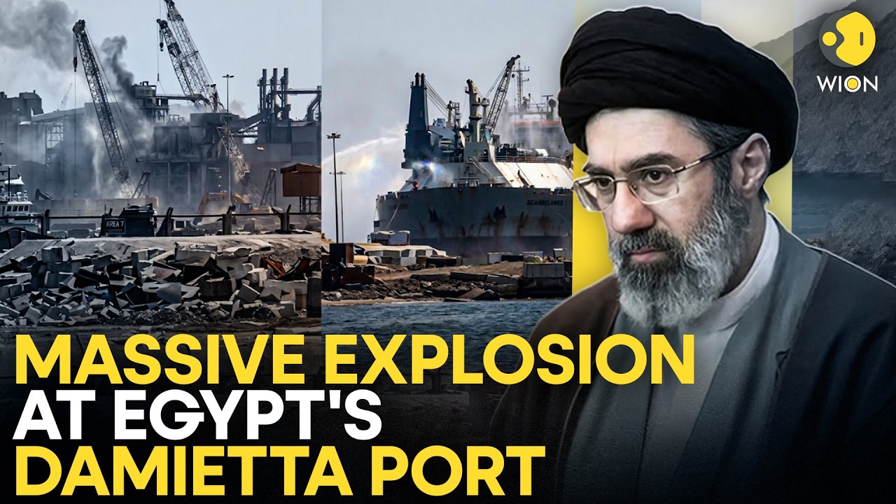 US-Iran War: Massive Explosion At Egypt's Damietta Port After Drone Hits US Tanker |Originals