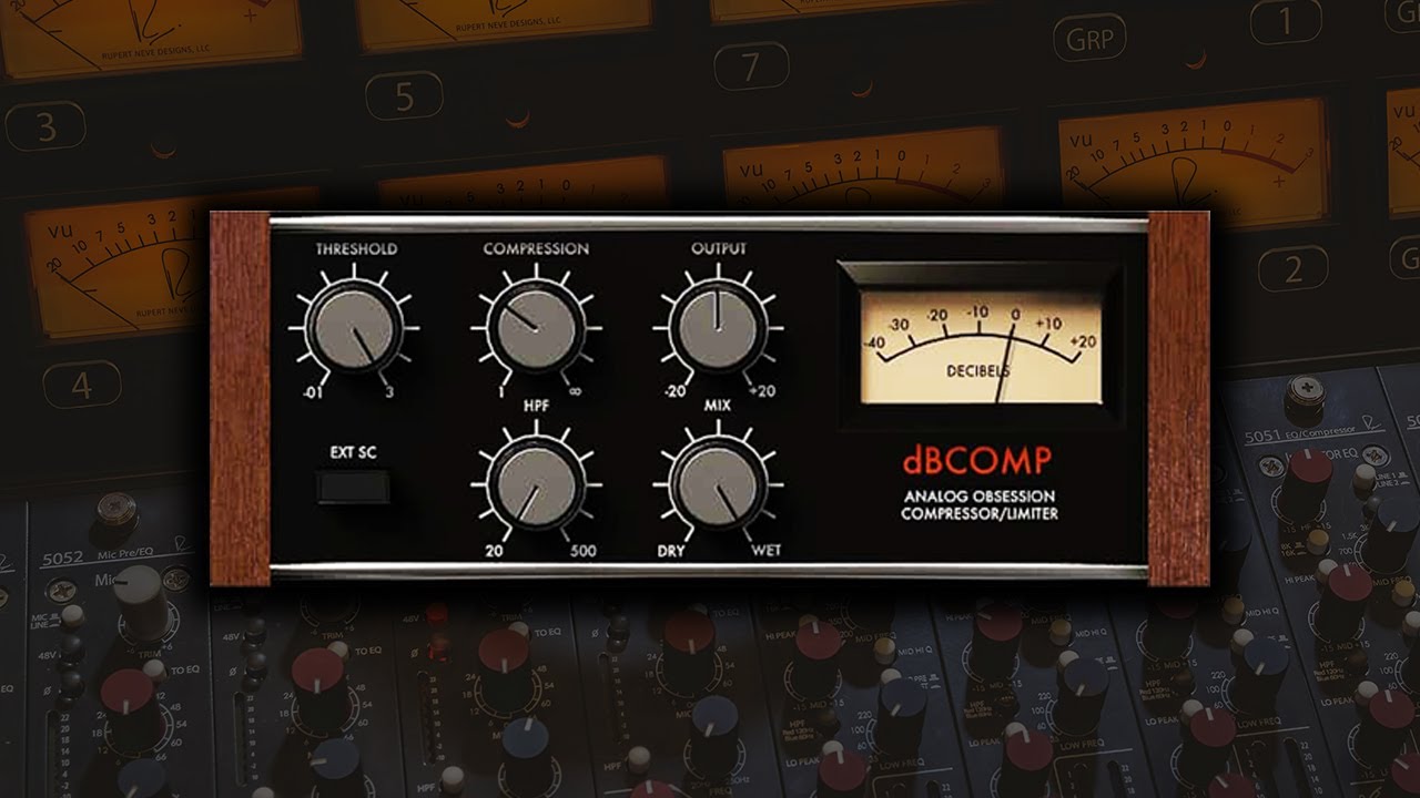 UNO DEI COMPRESSORI PIU' BELLI DI SEMPRE...GRATIS? (dBComp, DBX160, Mixare)