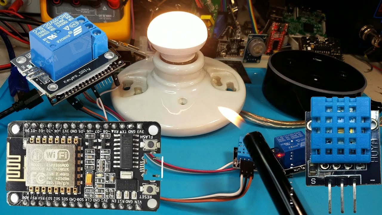Arduino temperature and humidity sensor| NodeMcu Alexa Skills | Part 1 | #13