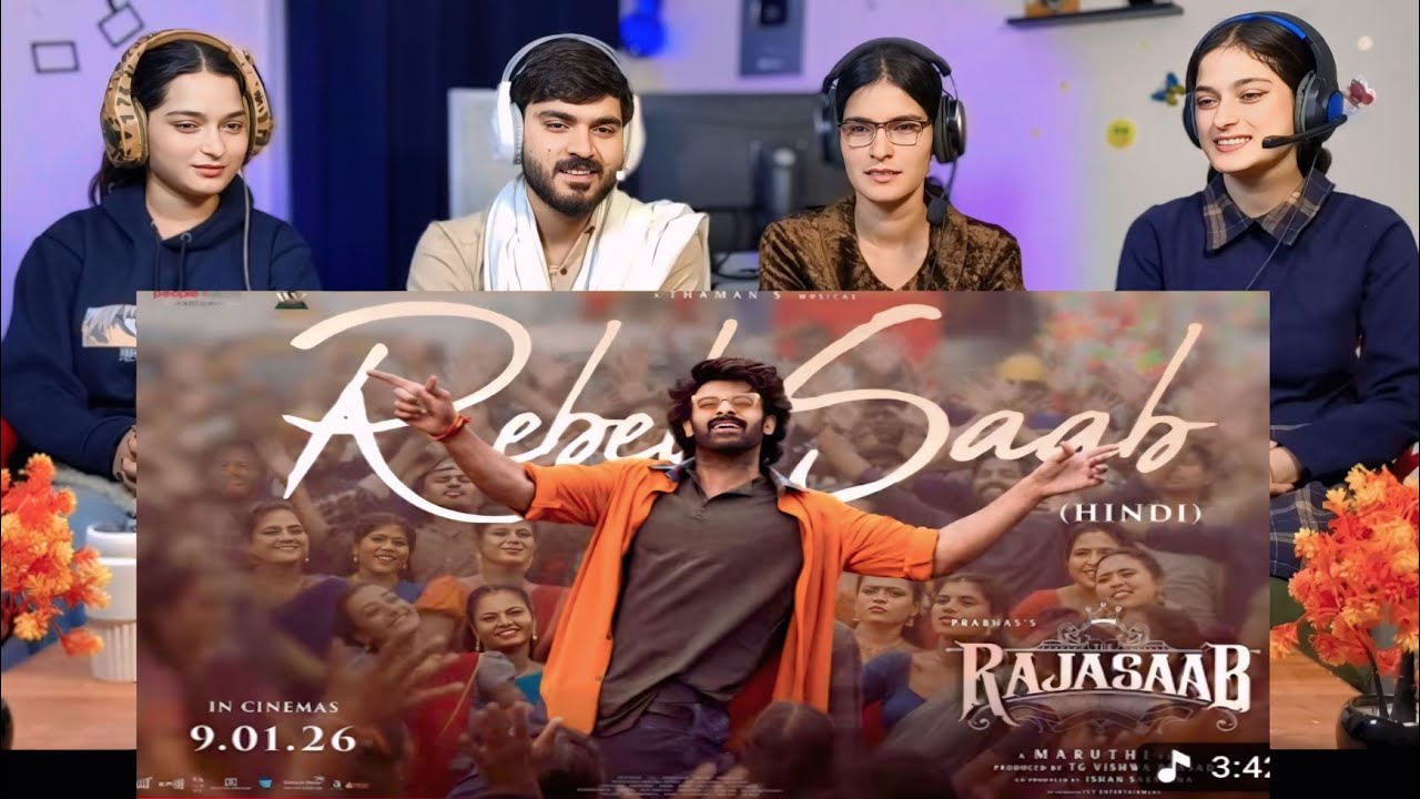 Rebel Saab Song Reaction – Prabhas x Thaman S Hits Hard!