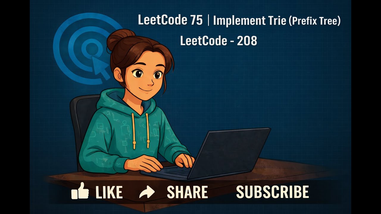 LeetCode 75  | Implement Trie (Prefix Tree) | Leetcode - 208