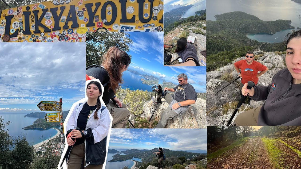 Fethiye iki farklı yürüyüş rotası Likya Yolu VLOG 🥾🌊🌲
