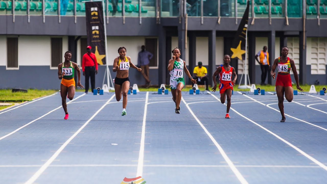 100m Men/ Female Final Heat . Watch how Ghana Men won the heat to win Gold Medal at UG sports