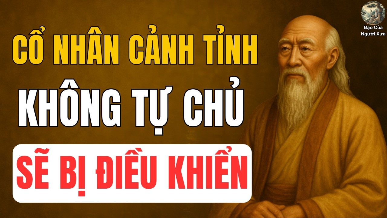 CỔ NHÂN DẠY: Tự Chủ Tài Chính Là Bức Tường Bảo Vệ Lớn Nhất