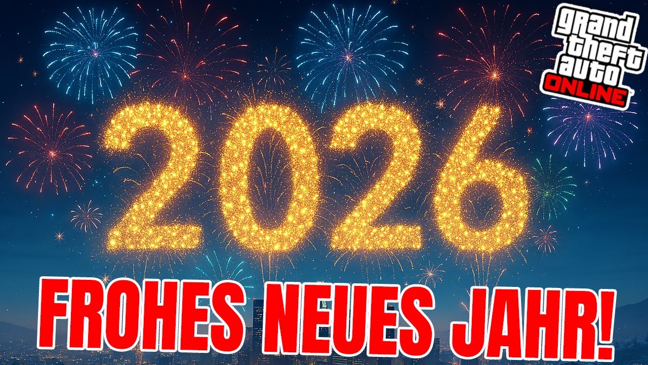 🍸 HAPPY NEW YEAR 2026 !! FROHES NEUES JAHR 🎆 !! GTA 5 ONLINE SILVESTER FEUERWERK !! 🚀