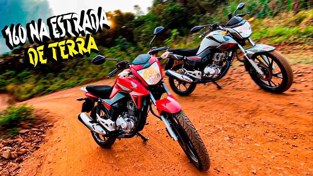 ACELERANDO FORTE A FAN 160 NA ESTRADA DE TERRA !!