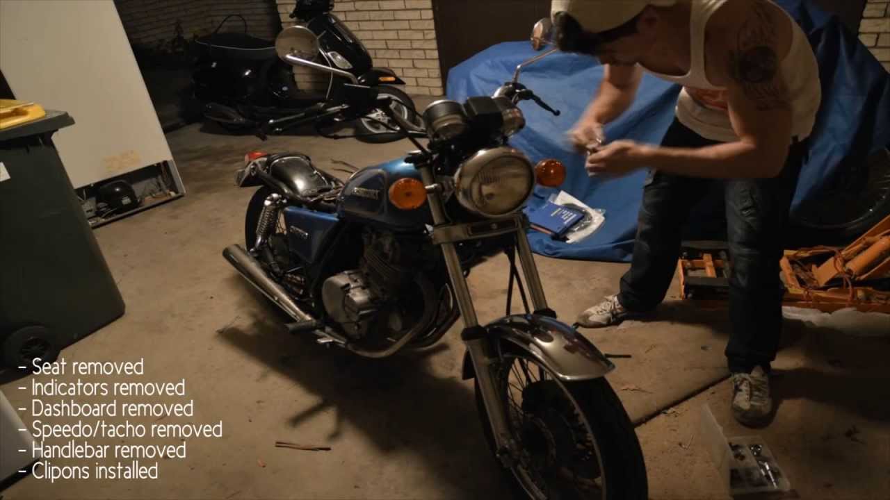 GN250 Cafe racer conversion days 1 and 2