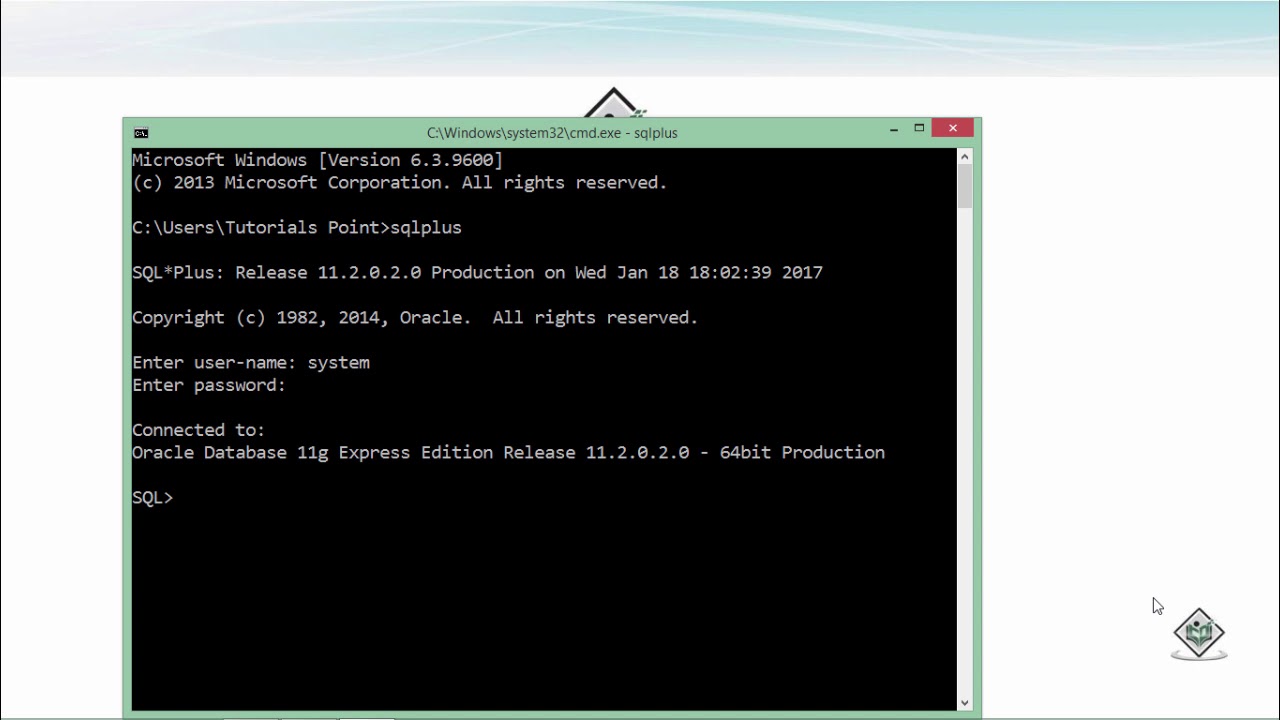 Oracle - SQL - Getting Started