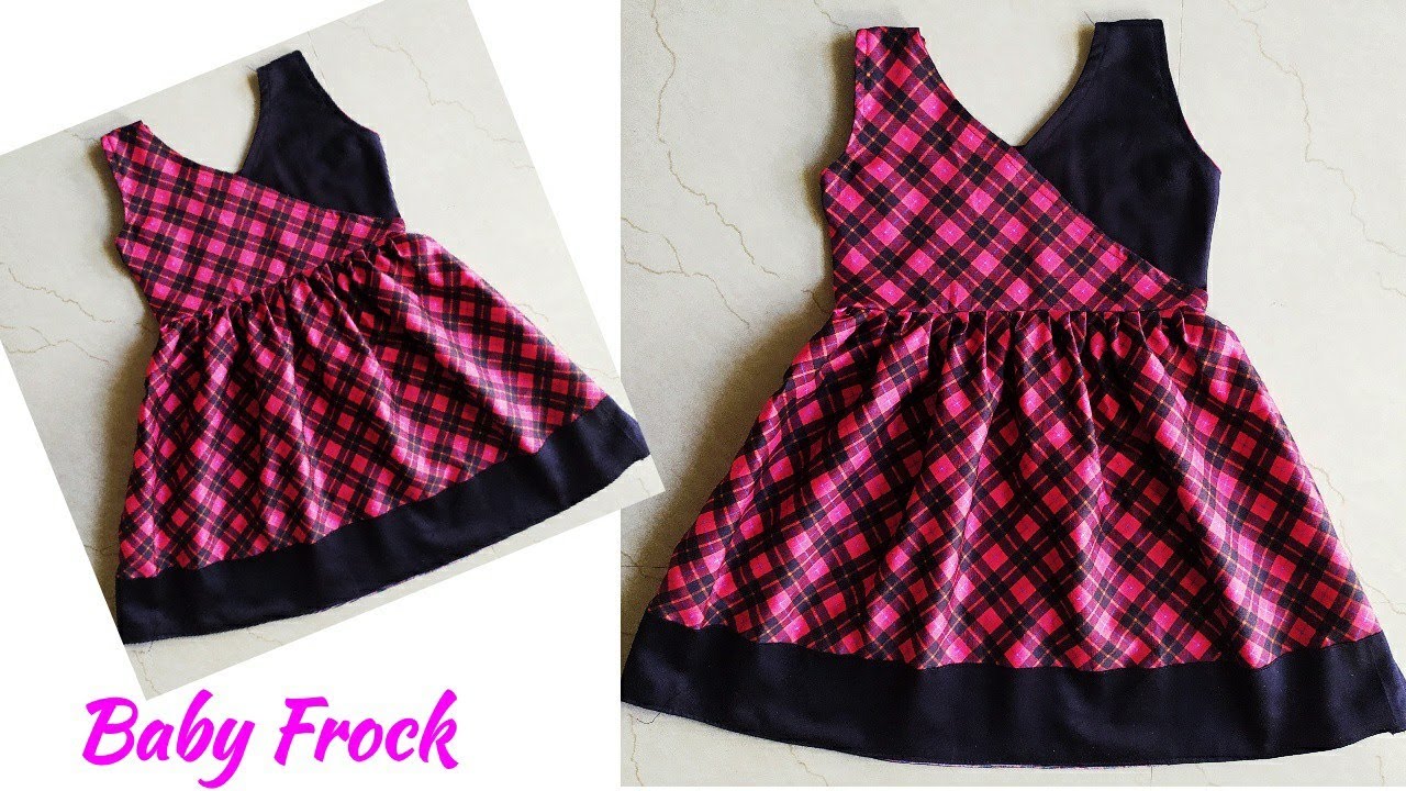 Angrakha Baby Frock Cutting and Stitching