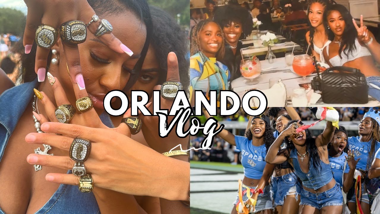 Orlando Vlog || I went back to UCF to get our conference championship rings.