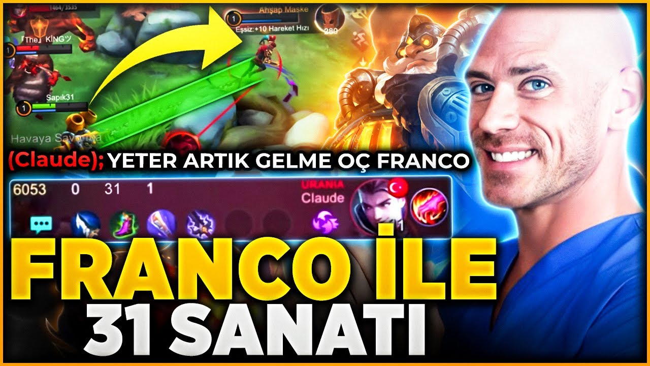 ANNEME KÜFÜR ETTİ OYUNU ZEHİR ETTİM !! FRANCO İLE CLAUDE NASIL KIŞKIRTILIR | Mobile Legends