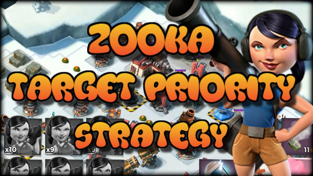 7.31.15 Boom Beach Zooka Target Priority Strategy and Gearhart