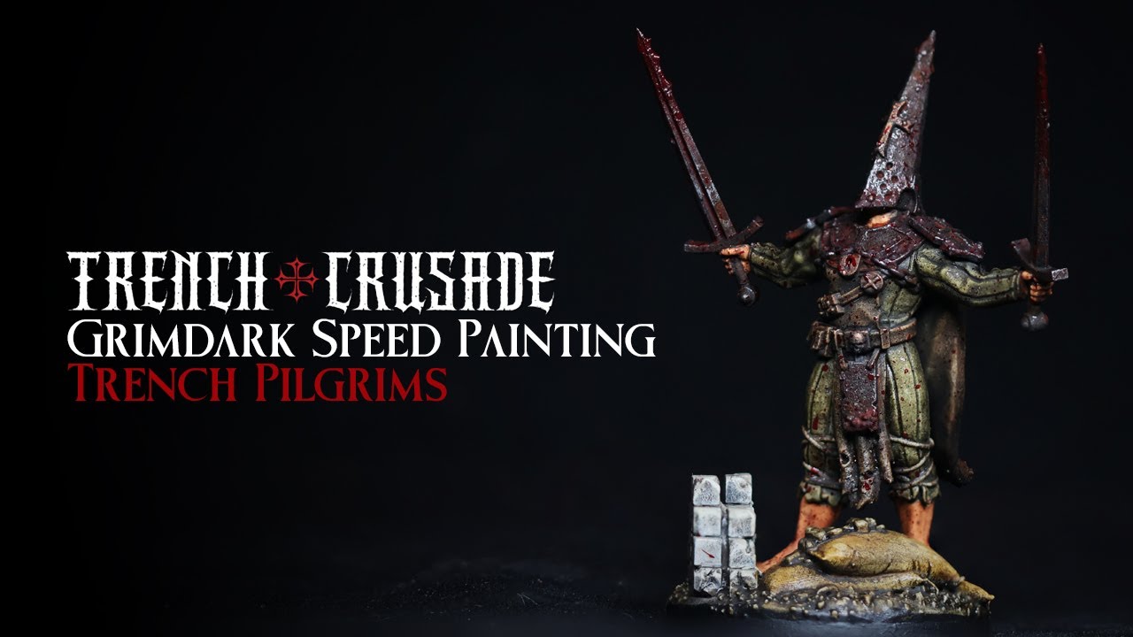 Как быстро покрасить Grimdark Trench Crusade Trench Pilgrims.