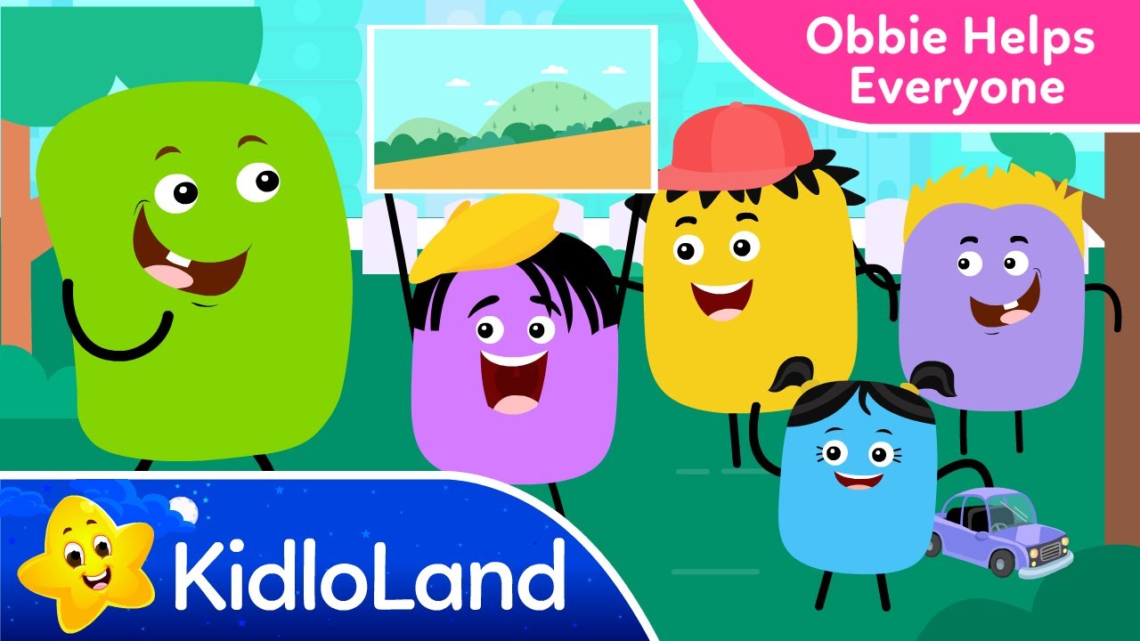 Obbie Helps Everyone | Fun Cartoon for Kids | Good Habits | Learn Good Manners for Kids - KidloLand