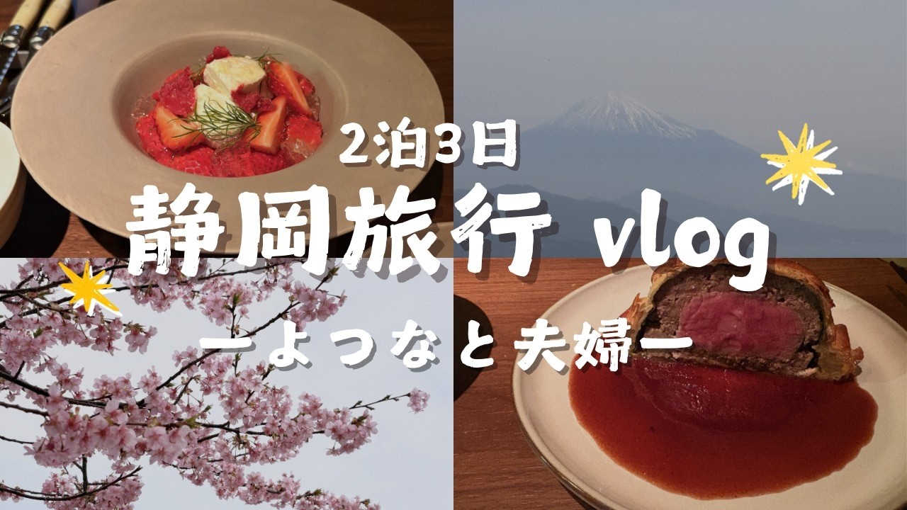 【静岡旅行】駆け足振り返りvlog【よつなと】