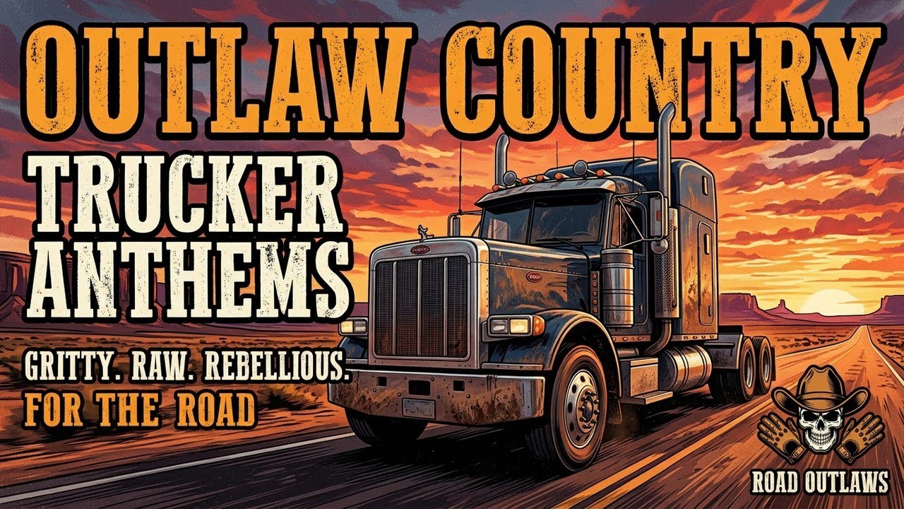 Outlaw Country Highway Music for Truck Drivers and Road Life