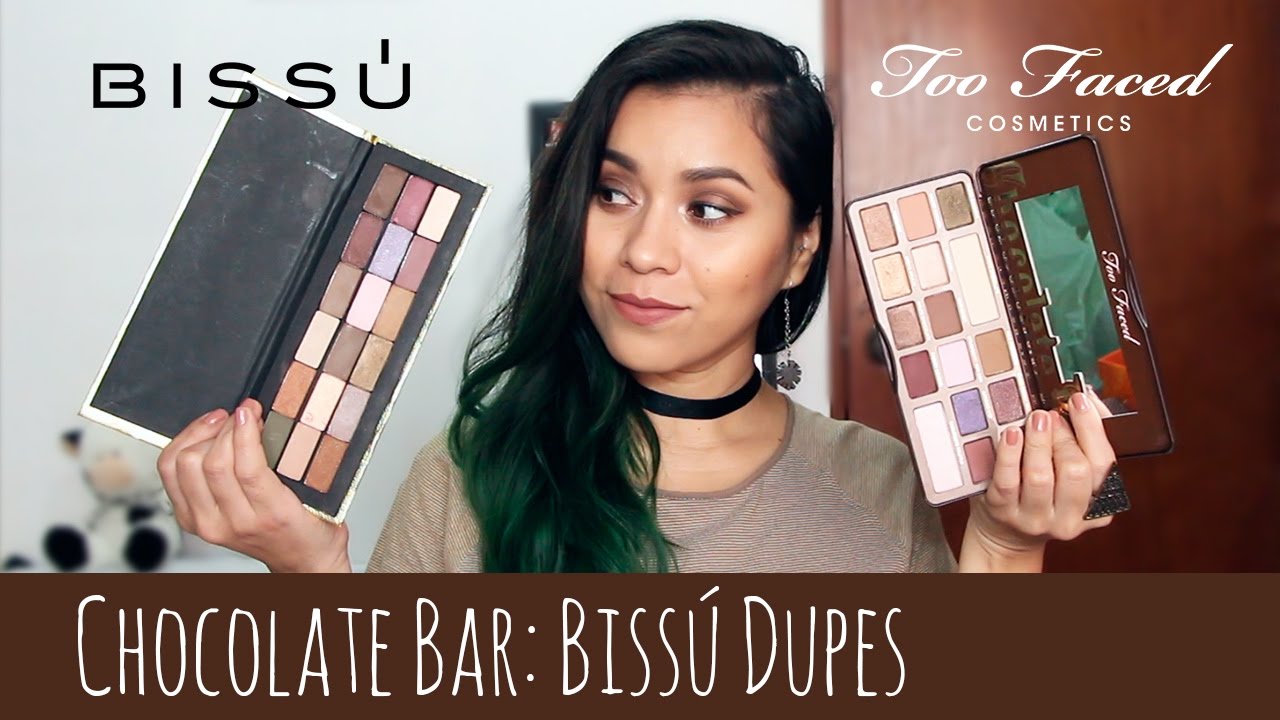 Haz tu propia CHOCOLATE BAR con sombras de BISSÚ | Karla Burelo :)