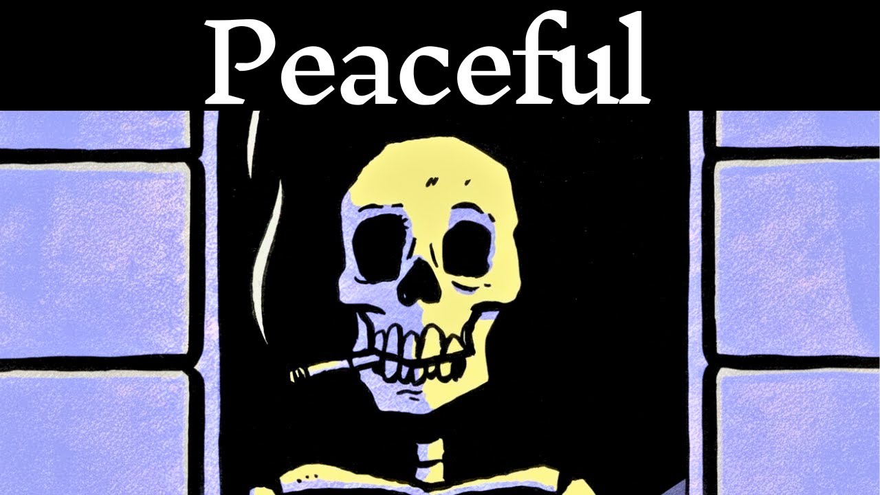 The peace of those who no longer need anyone to exist