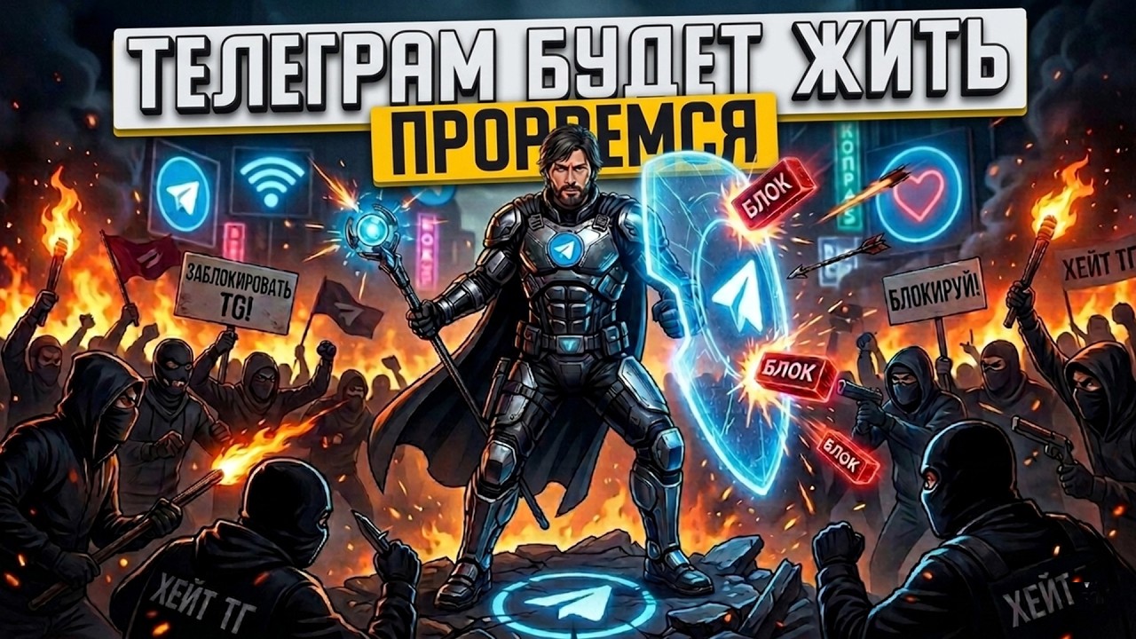 🚨 TELEGRAM БОЛЬШЕ НЕ ЗАБЛОКИРОВАТЬ ! Паша Дуров сделал ЭТО для россиян !
