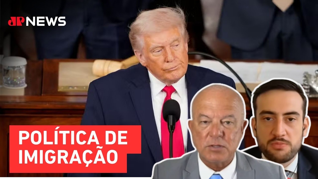 Maioria nos EUA apoia deportação, mas rejeita métodos de Trump; Mehero e Motta comentam