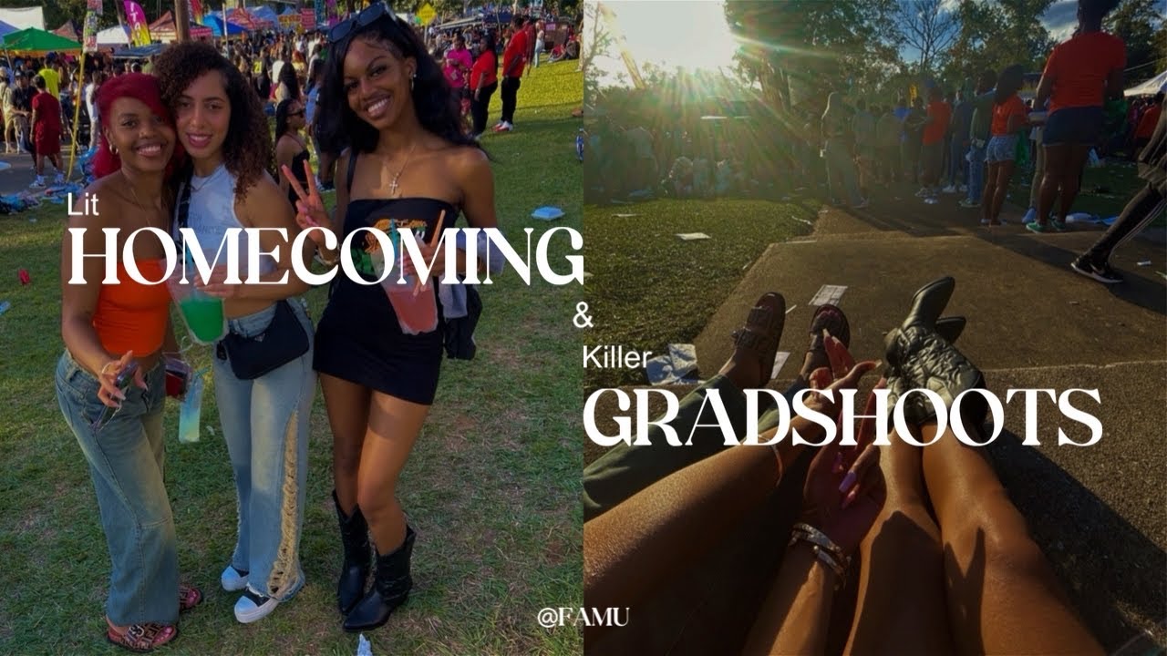 Lyfe as a College Senior: A Lit Homecoming & Killer Grad-Shoot ☆ FAMU vlog