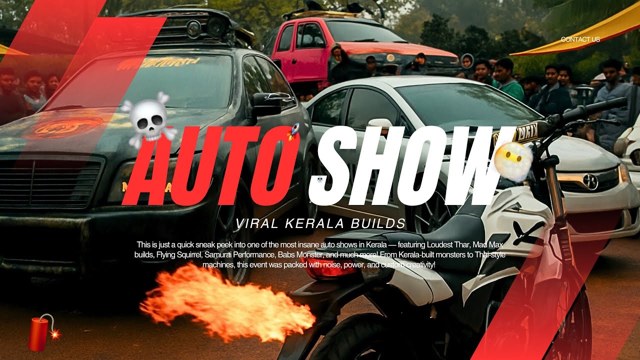 ചെവി പോയി💀⚠️!ഇജ്ജത്തി Auto Show 🔥 Kerala Build & Thai Build Face-to-Face ! #autoshow #modifiedcars