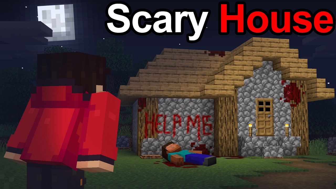 We Found a Strange Minecraft House That We DID NOT Build..