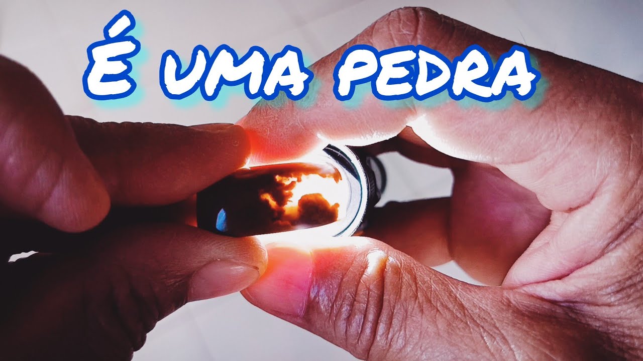 Paisagem e brilho na pedra