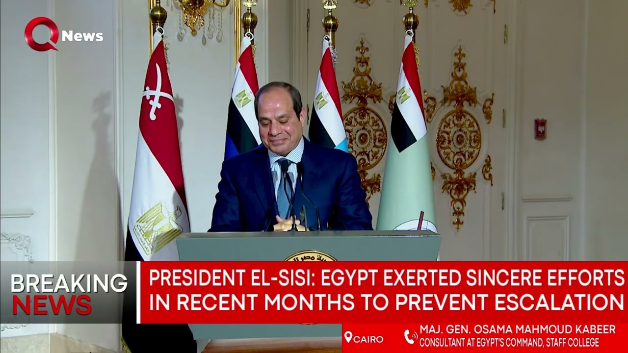 Egypt is key mediator preventing regional catastrophe: Command & Staff College consultant