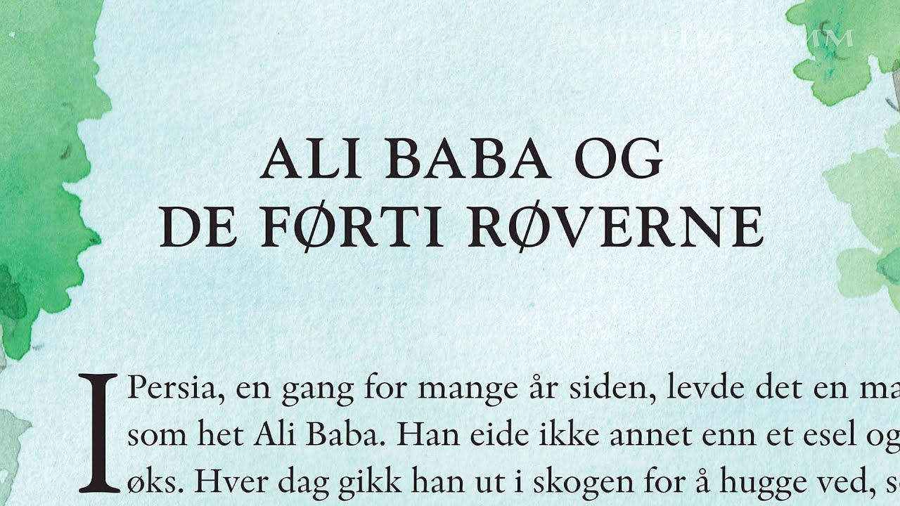 Ali Baba - Høytlesing av eventyr for barn
