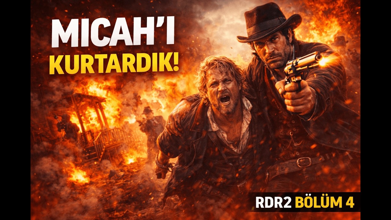 MİCAHI KURTARDIK! | RED DEAD REDEMPTİON 2 Türkçe   Bölüm 4