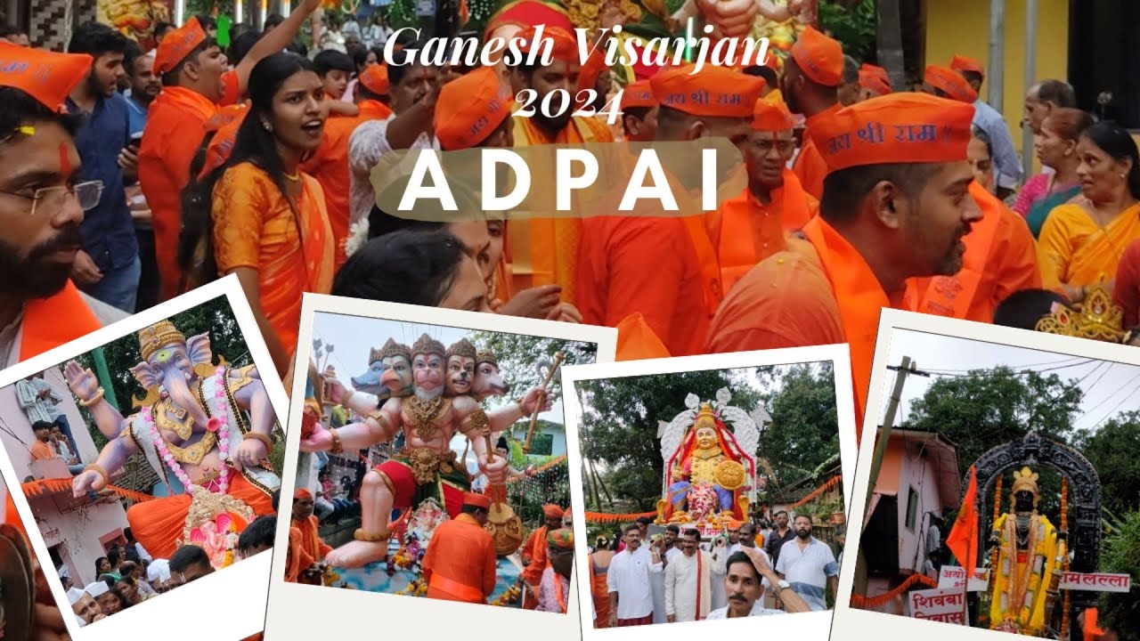Ganesh visarjan 2024 Adpai,Ponda-Goa