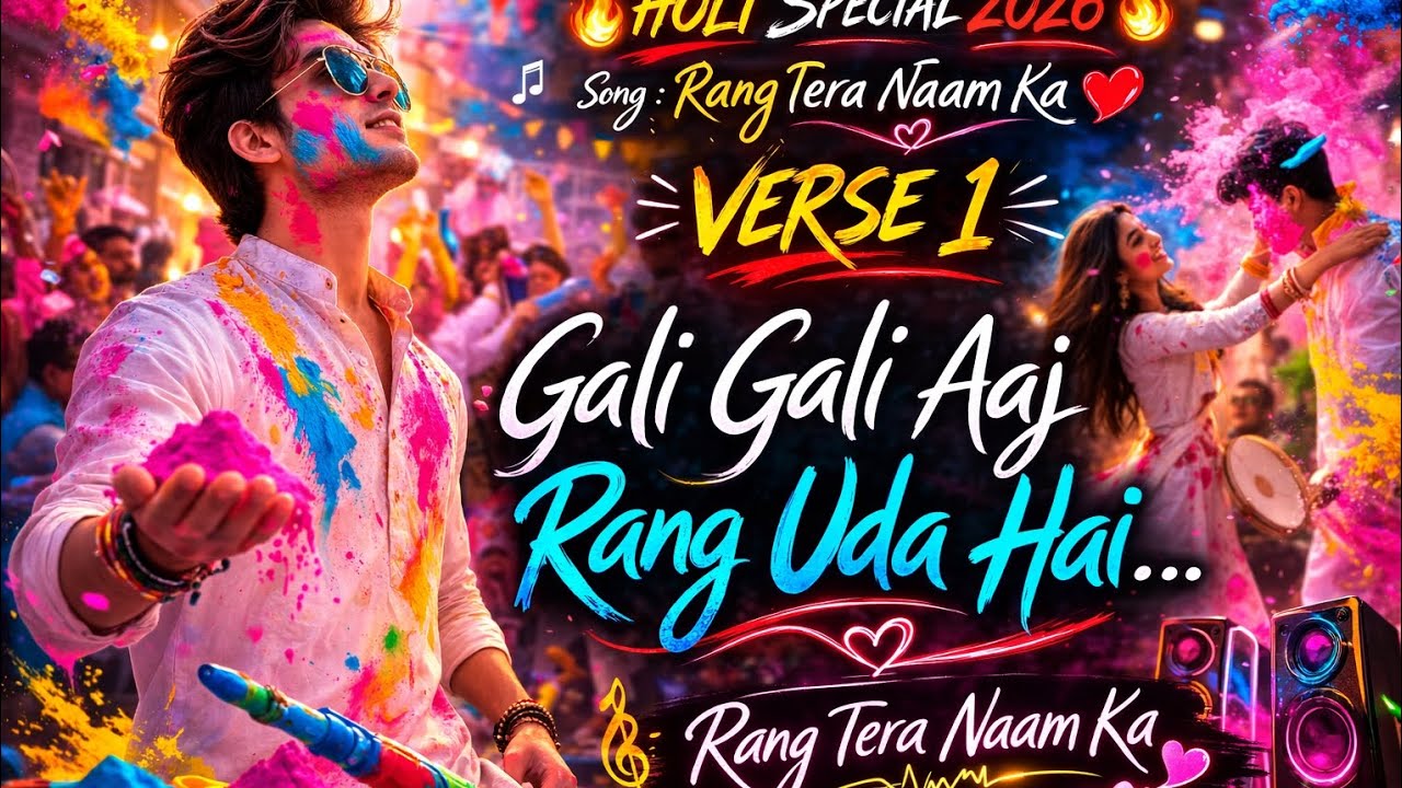 Gali Gali Aaj Rang Uda Hai ❤️ | Rang Tera Naam Ka | Holi Special 2026 🔥 Official Song#holi2026 