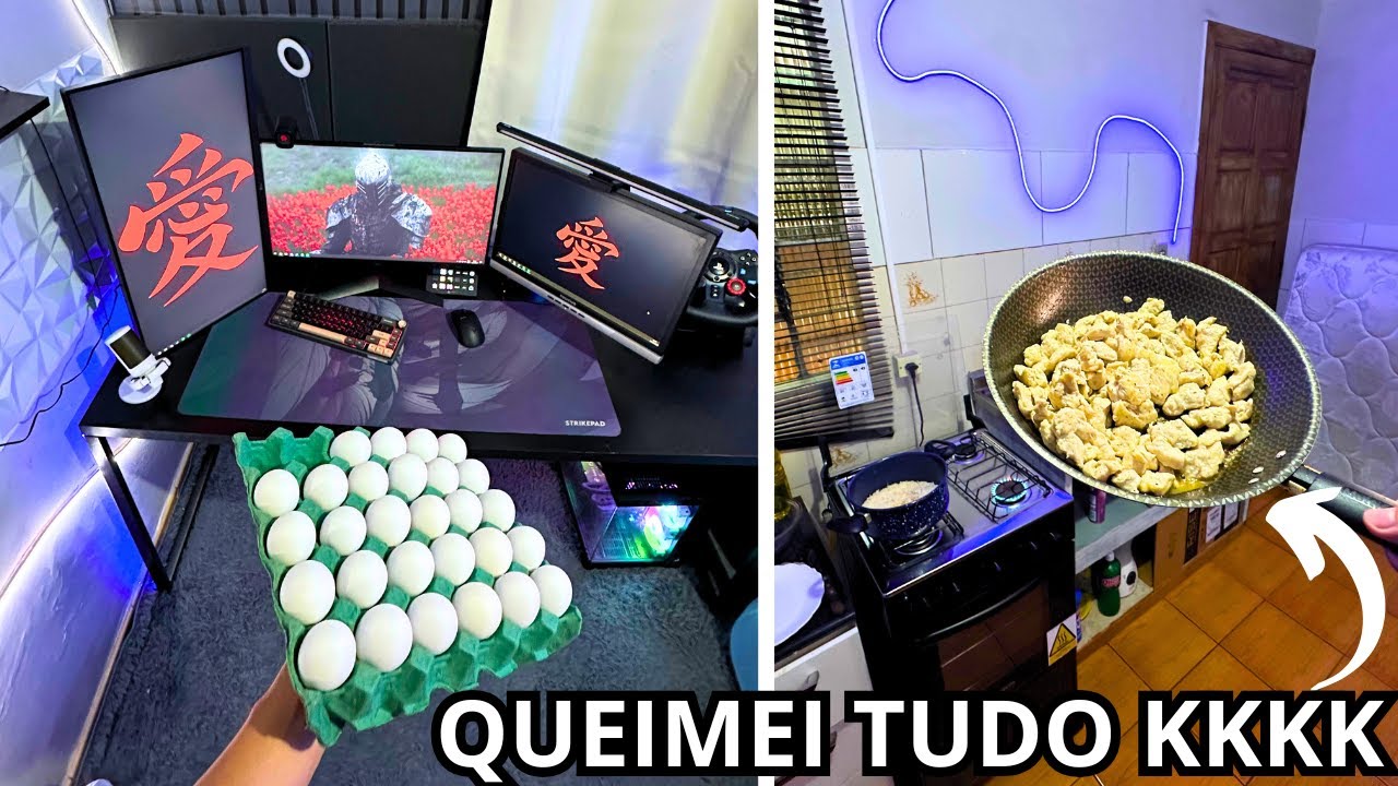 Um Gamer na Cozinha KKKK deu tudo errado
