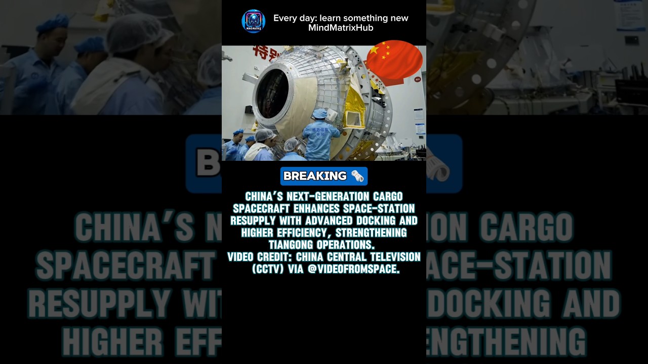 China Reveals Its Next-Generation Cargo Spacecraft | Tiangong Space Station 