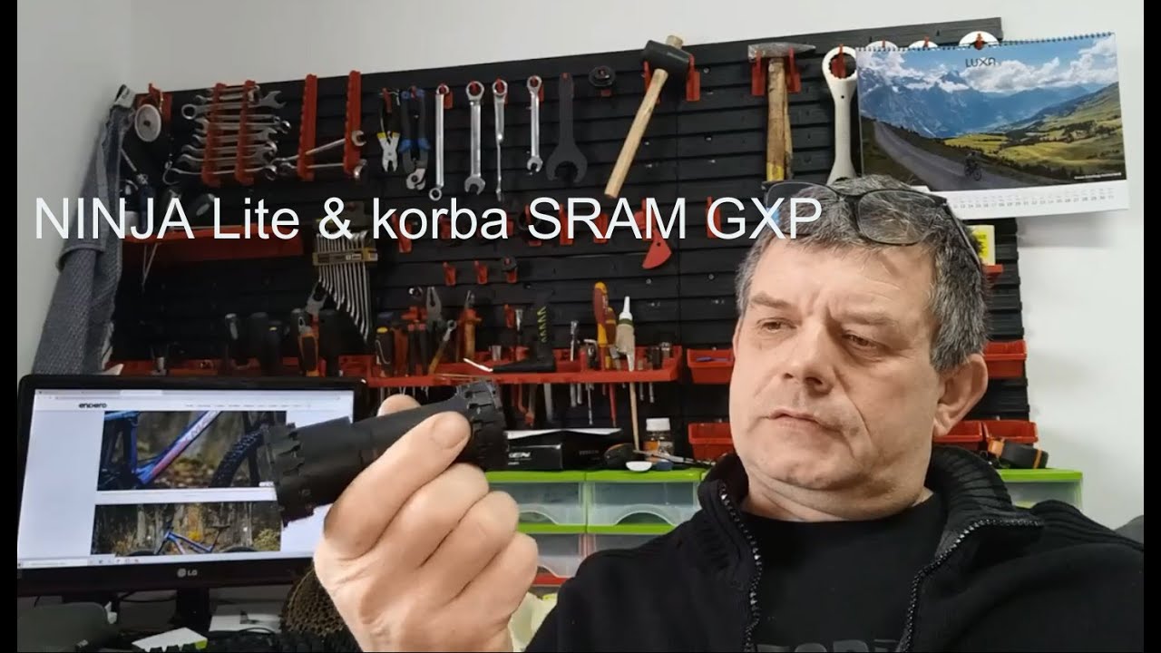 Montaż suportu Ninja Lite BB4124PR oraz korby SRAM GXP