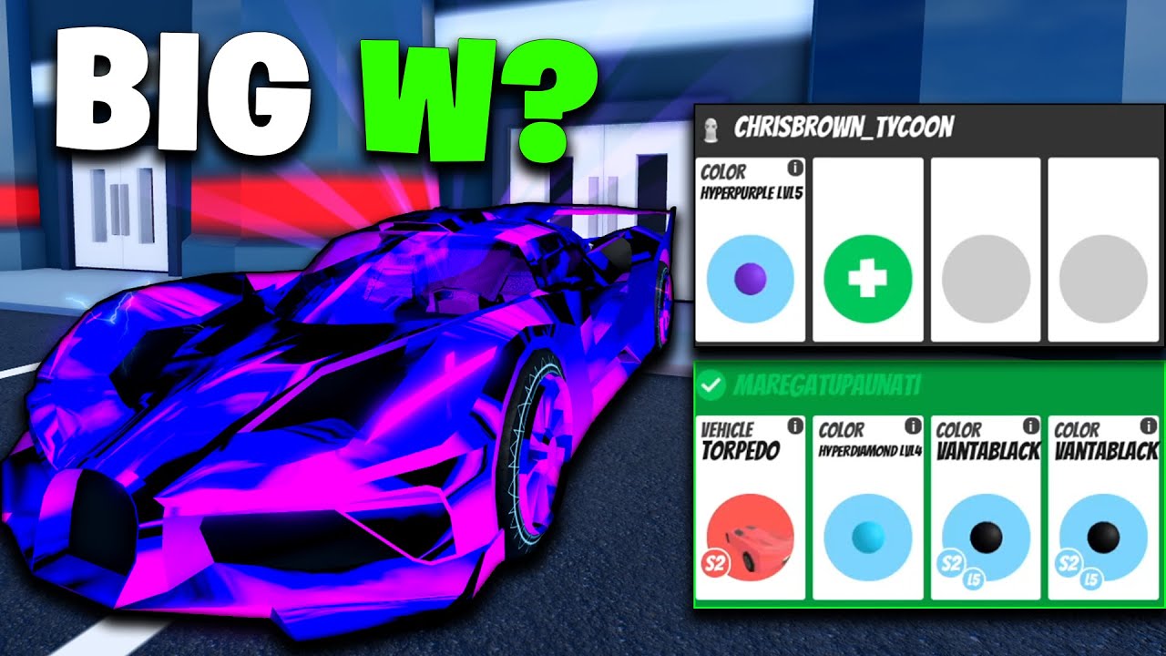 What People OFFER for LEVEL 5 PURPLE HYPERCHROME in Roblox Jailbreak