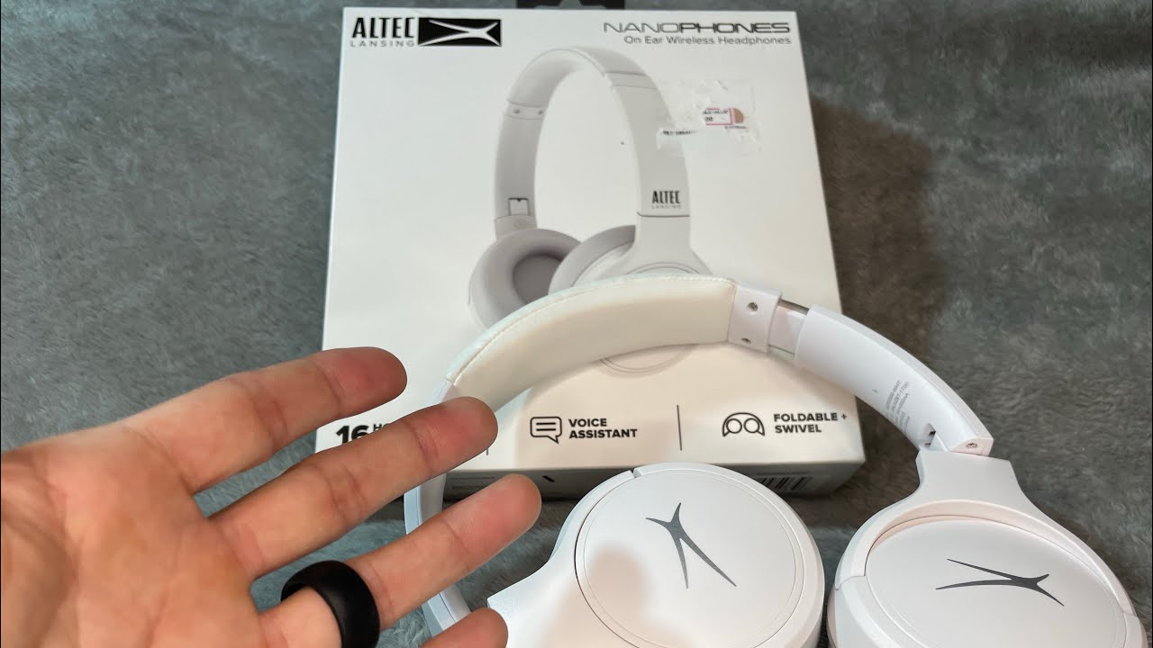 Altec lansing nanophones over ear headphones review and unboxing #techreview #headphones #review