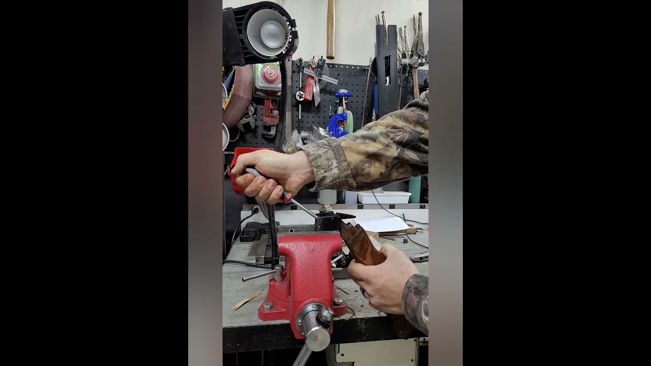Demilling on a polish parts kit. 
