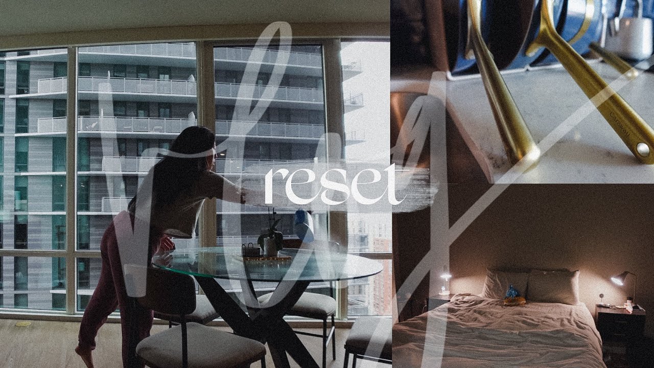 RESET VLOG: december reset & 2023 goals, cooking with Caraway, mid century modern nightstand lamps