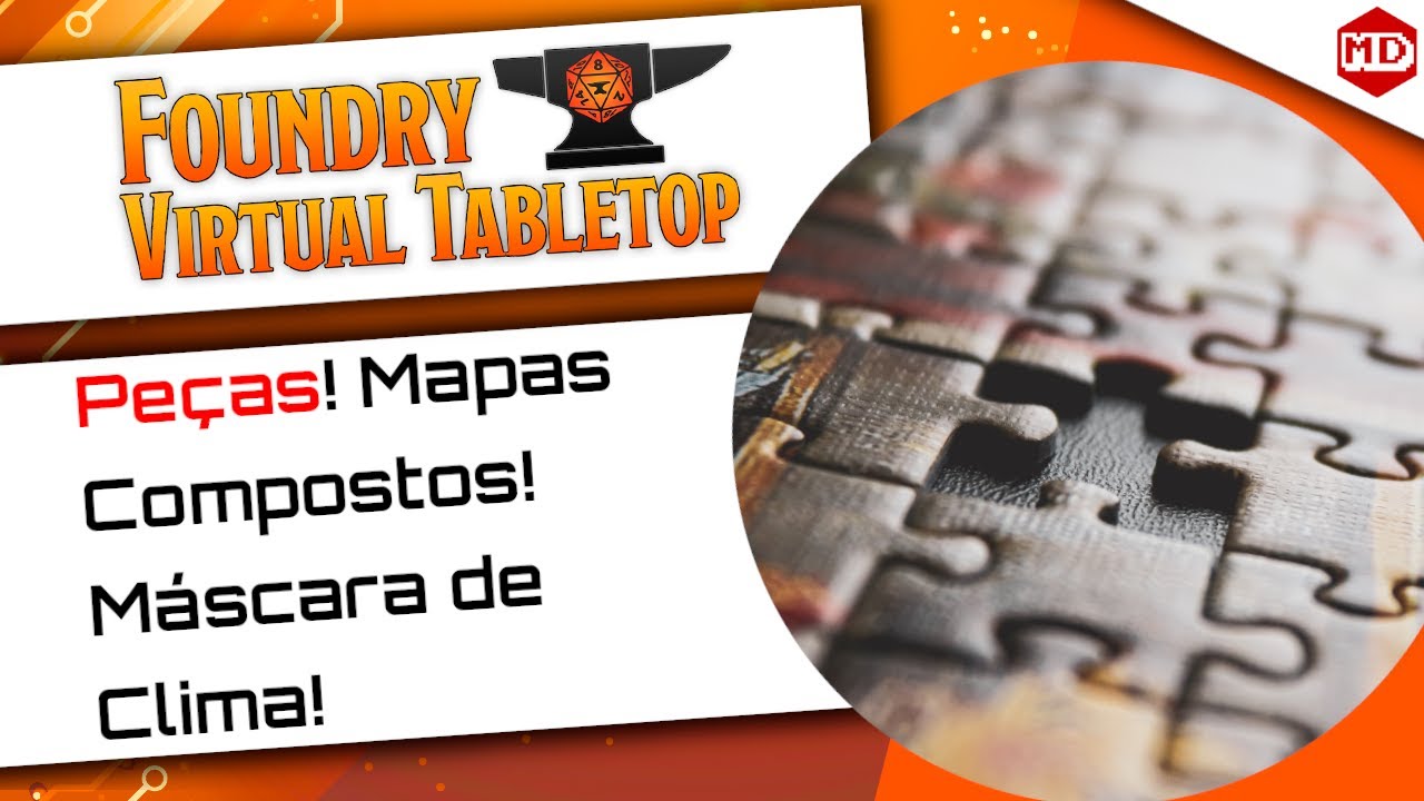 Como usar Peças nas suas Cenas ou Mapas do Foundry VTT