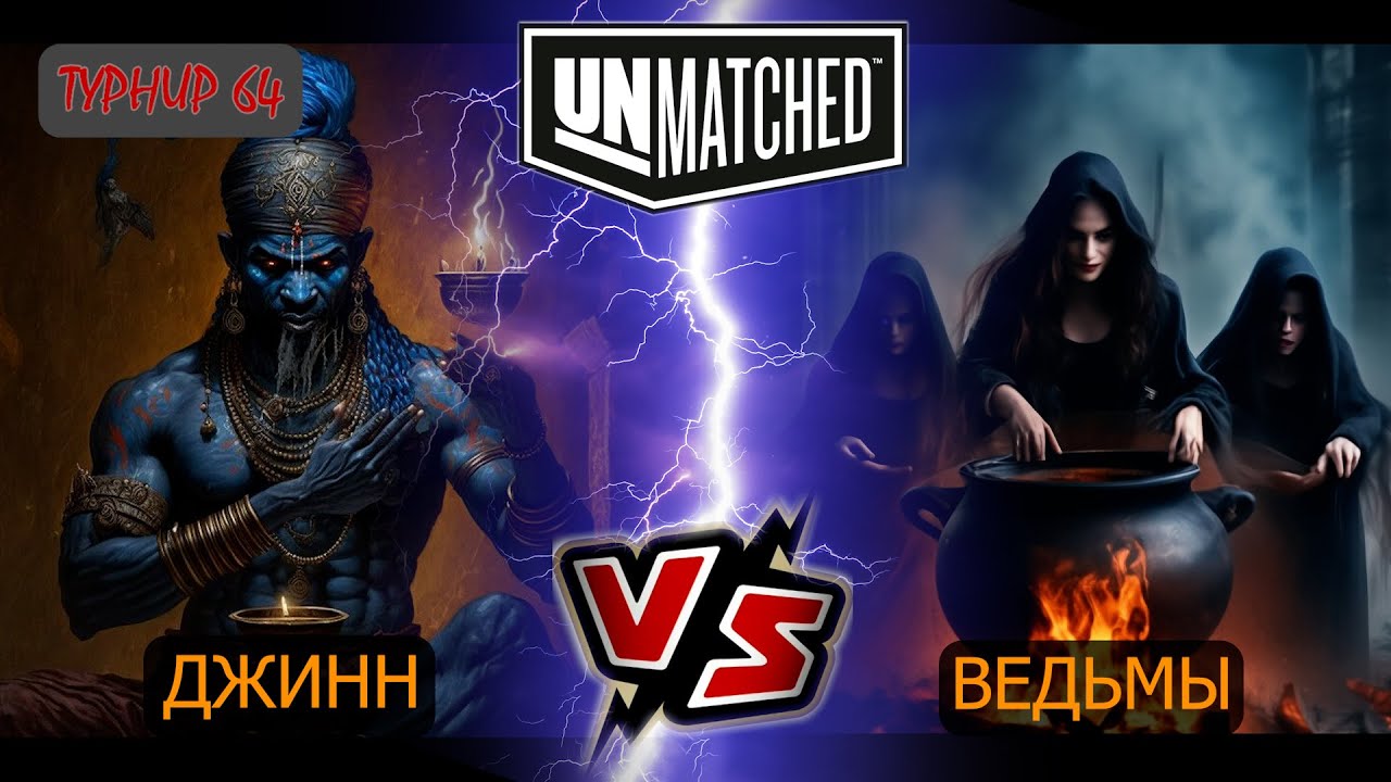 24  UNMATCHED ТУРНИР 64 Ведьмы против Джинна