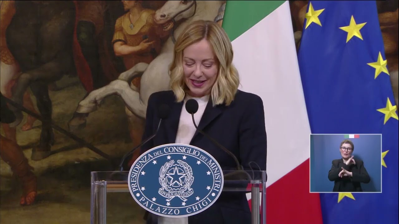 Dichiarazioni stampa del Presidente Meloni e Primo Ministro svedese. (trad. simultanea)