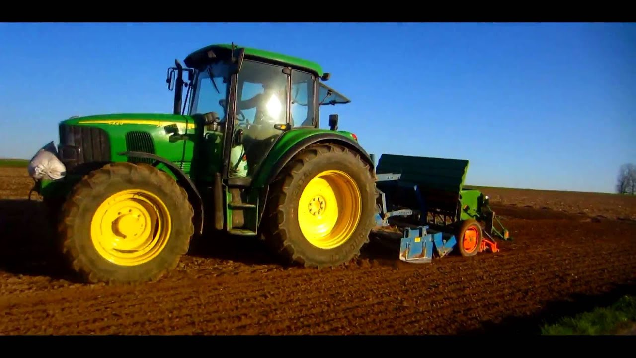 John Deere w akcji ! Siew Jęczmienia 2016 // John Deere 6220 // Kapikk TV